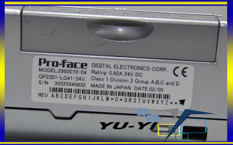 PRO-FACE GP2301-LG41-24V TOUCH SCREEN PROFACE - PLC DCS SERVO